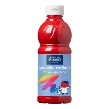 FARBA PLAKATOWA TEMPERA 500ML CZERWONA L&B