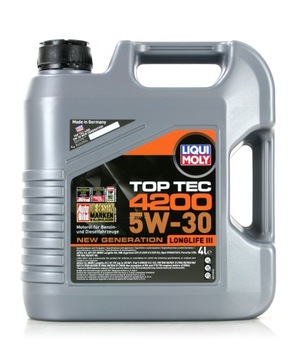 OLEJ LIQUI MOLY 5W30 TOP TEC 4200 4L