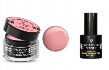 Victoria Vynn Build Gel 11 Cover Powdery Pink 50ml + Baza Żelowa 15ml