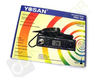 Радиостанция Yosan PRO-120 + SIRIO AS-100 MAG CB
