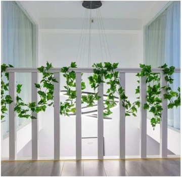 3 искусственных плюща для настенной гирлянды на балконе 6 м