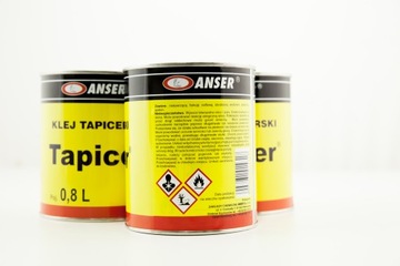 ПРОФЕССИОНАЛЬНЫЙ КЛЕЙ ДЛЯ ОБИВКИ БАНКА 0,8Л ТКАНЕВАЯ ПЕНА ОВАТНАЯ ГУБКА