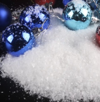 Искусственный рыхлый снег Декоративный на Рождество для украшения Fine 105г