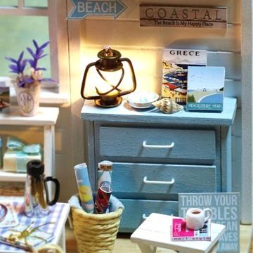 Domek DIY POKÓJ Puzzle 3D LED INSTRUKCJA PL