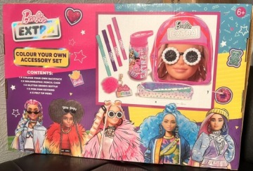 BARBIE РЮКЗАК ПЕНАЛ БРЕЛОК Брокатная бутылочка 4 фломастера Идеальный подарок