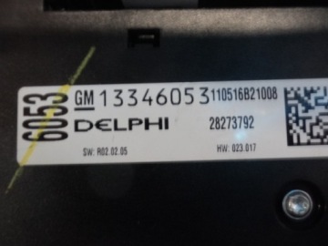 OPEL-PARTS Astra J Магнитола DVD 800 13346053