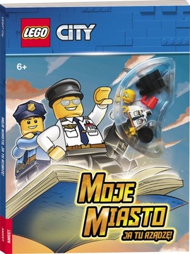 LEGO City figurka PILOT książka MOJE MIASTO