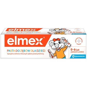 Elmex pasta do zębów dla dzieci 50ml (0-6 lat)