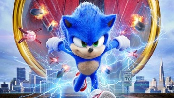 SONIC Naklejka na ścianę - plakat 90 cm K138