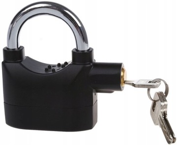 НАВЕСНОЙ ЗАМОК С СИГНАЛИЗАЦИЯМИ ЗАЖИМ СИГНАЛИЗАЦИИ НАДЕЖНЫЙ ЗАМОК 110 дБ