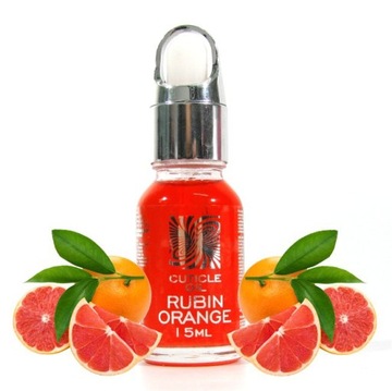 Oliwka do Skórek i Paznokci 15ml zapachowa z pipetą RUBIN ORANGE grejfrut