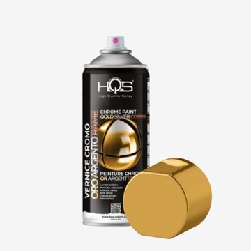 HQS SPRAY LAKIER EFEKT CHROMU 400ML CHROM ZŁOTY