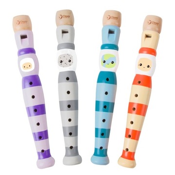 DREWNIANY FLET NAUKA GRY NA FLECIE INSTRUMENT MUZYCZNY DLA DZIECI