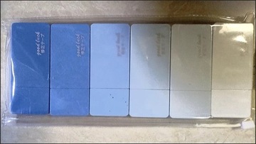 6/12/24 шт./компл. градиентная синяя корректирующая лента, белая корректирующая лента