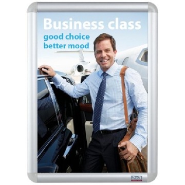 RAMKA PLAKATOWA INFORMACYJNA FORMAT A0 841x1189MM RAMA ALUMINIOWA 2X3