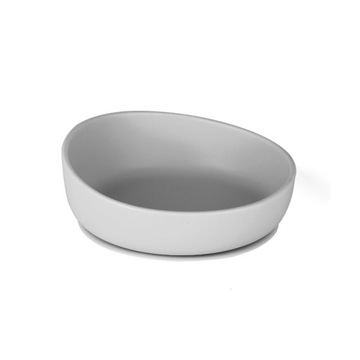 DOIDY BOWL Miseczka talerzyk z przyssawką szary