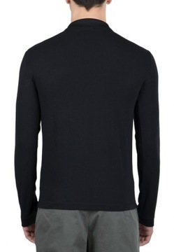 EMPORIO ARMANI EA7 męska koszulka polo Longsleeve BLACK roz.XXXL