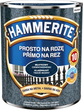 Hammerite Ciemnoniebieski Młotkowy 0,7L