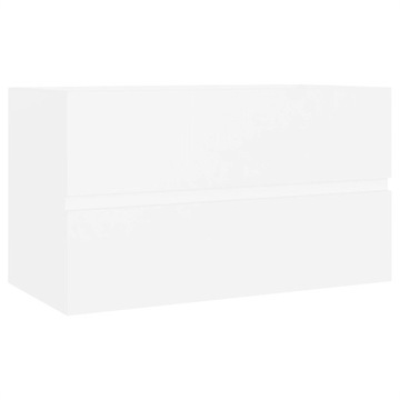Szafka pod umywalkę - Biała, 80x38,5x45 cm