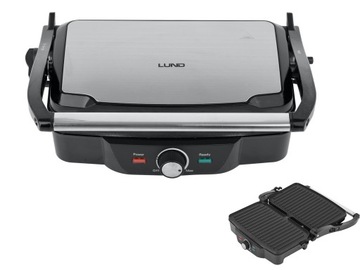 GRILL ELEKTRYCZNY OPIEKACZ 1600W ROZKŁADANY