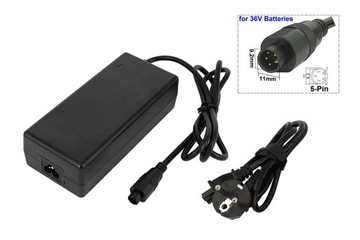 Ładowarka akumulatora 36V do Phylion JCEB360 5pin Batterie SF03, SF06