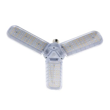 Składana lampa LED do uprawy, E27 36W 3 liście 335mm