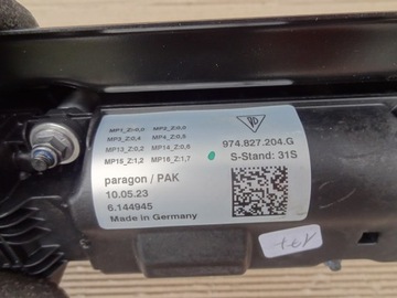 MECHANIZMUS SPOJLERU LOĎKA VÍKO KUFRU ZADNÍ 974827204G PANAMERA SPORT TURISMO