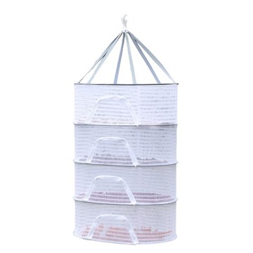 СУШИЛЬНАЯ СЕТКА ДЛЯ СУШКИ ГРИБНЫХ ТРАВ РЫБНЫХ ФРУКТОВ 80СМ 4 ПОЛКИ СКЛАДНЫЕ