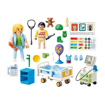 PLAYMOBIL 70192 БОЛЬНИЦА ДЕТСКАЯ КОМНАТА