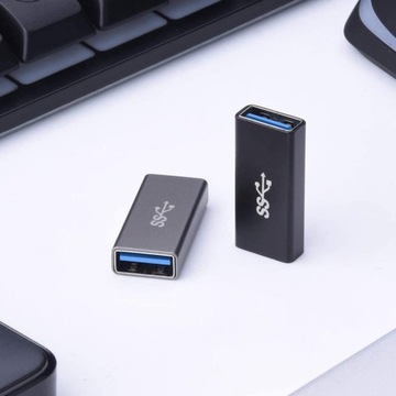 Adapter USB 3.0 Żeński - Żeński USB A - A beczka