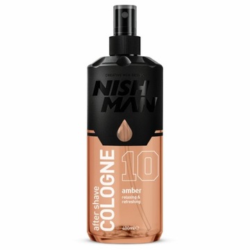 NISHMAN Woda po goleniu 10 Amber 400ml