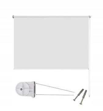 ROLETA ŚCIENNA fi 25mm TERMICZNA 100% ZACIEMNIAJĄCA 180x160