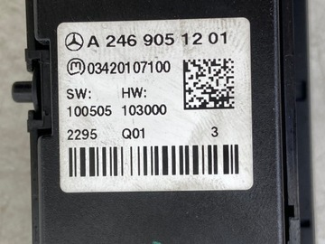 MERCEDES B TŘÍDA W246 1.8 CDI PANEL ŘÍZENÍ ECO