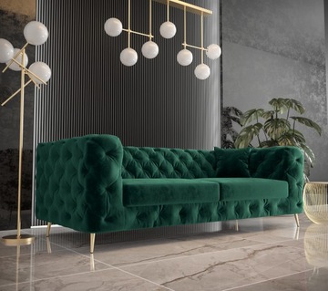 Sofa Boston Chesterfield Pikowana Wygodna VeroLux