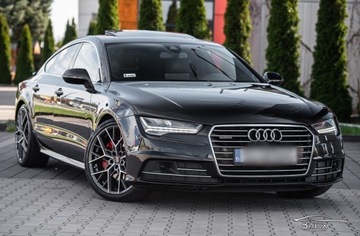 Audi A7 C7 A7 Sportback Facelifting 3.0 TDI competition 326KM 2016 Audi A7 3.0 BiTDI V6T 326KM 2016 Quattro Kamera Bose CzerwonePasy Alcantara, zdjęcie 1