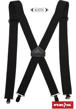 Эластичные полипропиленовые подтяжки для брюк BRACES.