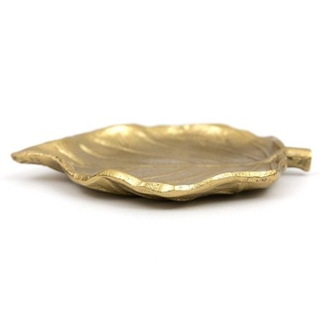 ТАРЕЛКА С ЗОЛОТОМ 12x11см АЛЮМИНИЕВАЯ ПОДСТАВКА 10