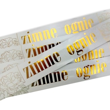 Zimne ognie 40 cm fajerwerki wesele 60 szt grube