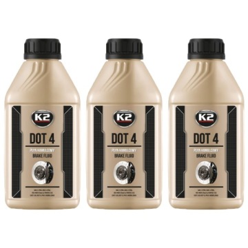 K2 DOT 4 - PŁYN HAMULCOWY / 500 ml x3