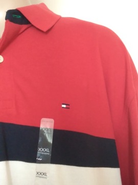 TOMMY HILFIGER KOSZULKA POLO LONG SLEEVE MĘSKA 3XL