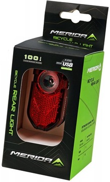 Lampka tylna MERIDA HL-MD087 100lm USB CREE LED