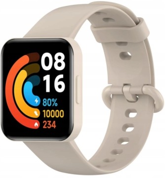 PASEK SILIKONOWY OPASKA BRANSOLETA DO XIAOMI REDMI WATCH 2 LITE - IVORY