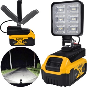 Led Pracovní Lampa Do Dewalt 18V Halogen Na Akumulátor