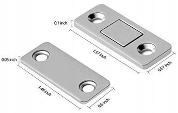 8 шт. магниты для шкафа с защелкой, мебельный магнит