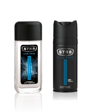 STR8 LIVE TRUE ZESTAW 2cz DEO DNS 85ml + SPRAY150ml