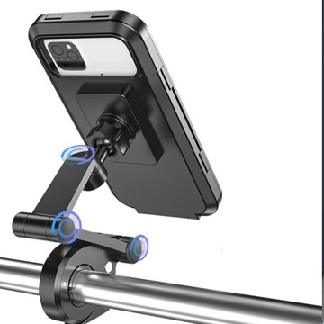 ДЕРЖАТЕЛЬ ДЛЯ ТЕЛЕФОНА ДЛЯ ВЕЛОСИПЕДА, МОТОЦИКЛА, Водонепроницаемый КЕЙС, УНИВЕРСАЛЬНЫЙ