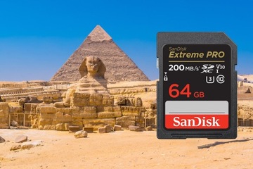 Карта памяти SANDISK Extreme PRO SDXC 64 ГБ