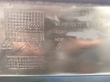 CITROEN BERLINGO I FACELIFT NÁRAZNÍK PŘEDNÍ 9643802277