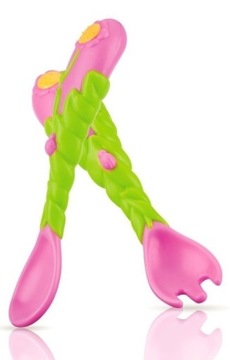 SZTUĆCE DLA DZIECKA WIDELEC I ŁYŻECZKA KWIAT