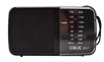 RADIO AM FM SKALA NA BATERIE TURYSTYCZNE PRZENOŚNE